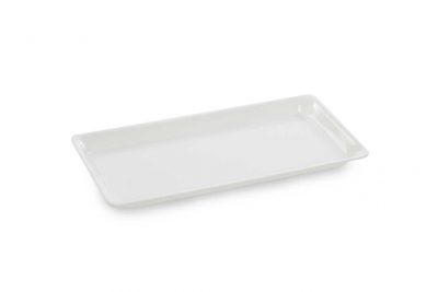Plat PLEXI.  B04 - 290X150X17mm - blanc
