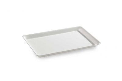 Plat PLEXI.  B12 - 295X195X17mm - blanc