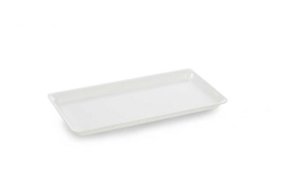 Plat PLEXI.  B27 - 300X160X17mm - blanc