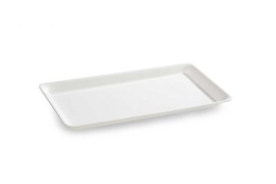 Plat PLEXI. B33-350X200X17 mm - blanc