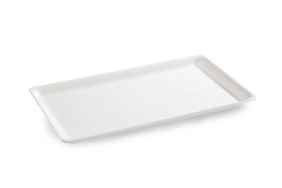 Plat PLEXI. B31-400X250X17 mm- blanc