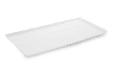 Plat PLEXI.  B22 - 595X295X17mm - blanc