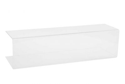 Vitrine ouverte légère/ Retour plat - 100X25X20 cm