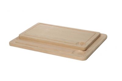 Planche bois avec rigole 45X23X1.6 cm