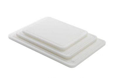 Planche PEHD 500 blanc - rigole - 50X35X2 cm